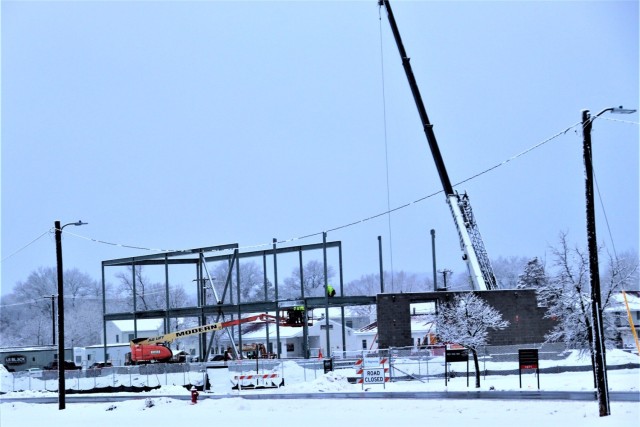 January 2023 construction operations of $11.96 million transient training brigade headquarters at Fort McCoy