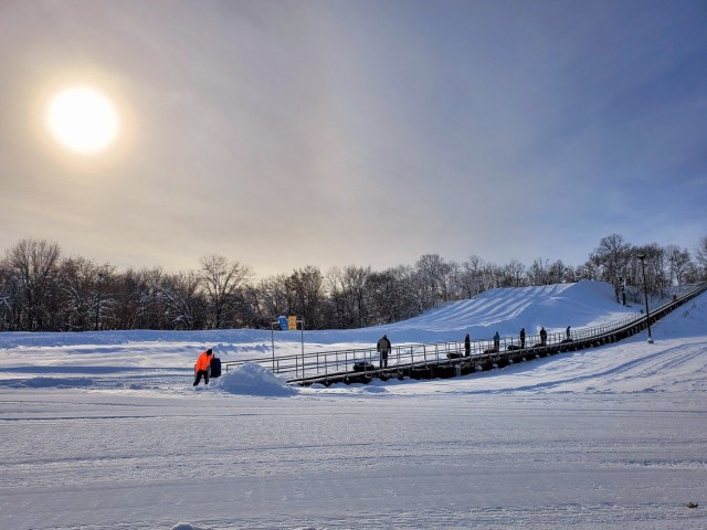 Guests enjoy snow-tubing at Fort McCoy&#39;s Whitetail Ridge Ski Area