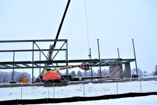 January 2023 construction operations of $11.96 million transient training brigade headquarters at Fort McCoy