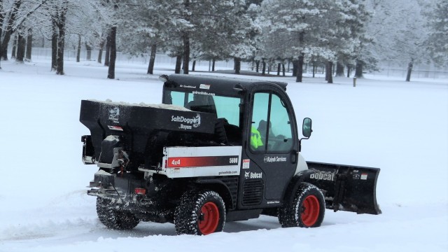 January 2023 snow-removal operations at Fort McCoy