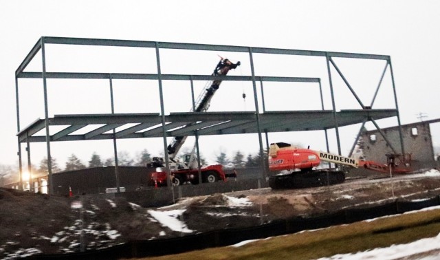 January 2023 construction operations of $11.96 million transient training brigade headquarters at Fort McCoy