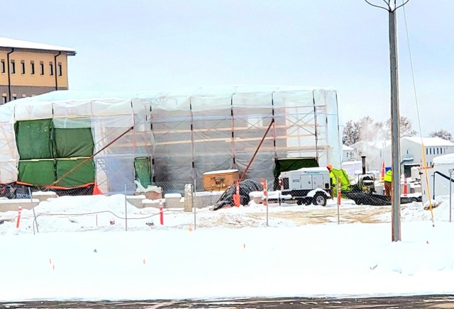 December 2022 construction operations of $11.96 million transient training brigade headquarters at Fort McCoy