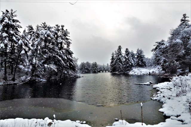 December 2022 winter scenes at Fort McCoy&#39;s Suujak Sep Lake in Pine View Recreation Area