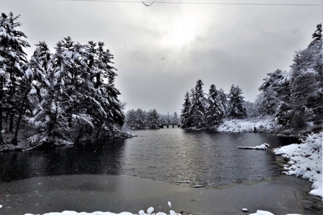 December 2022 winter scenes at Fort McCoy&#39;s Suujak Sep Lake in Pine View Recreation Area