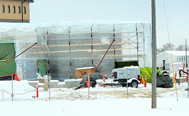 December 2022 construction operations of $11.96 million transient training brigade headquarters at Fort McCoy