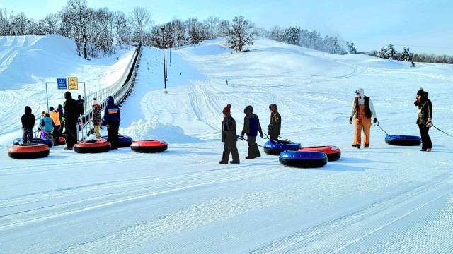 Guests enjoy snow-tubing at Fort McCoy&#39;s Whitetail Ridge Ski Area