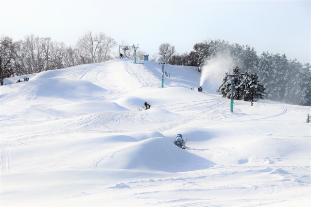 Snowmaking at Fort McCoy&#39;s Whitetail Ridge Ski Area