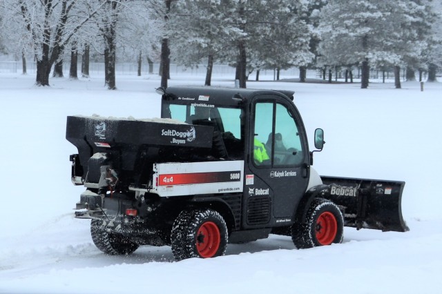 January 2023 snow-removal operations at Fort McCoy