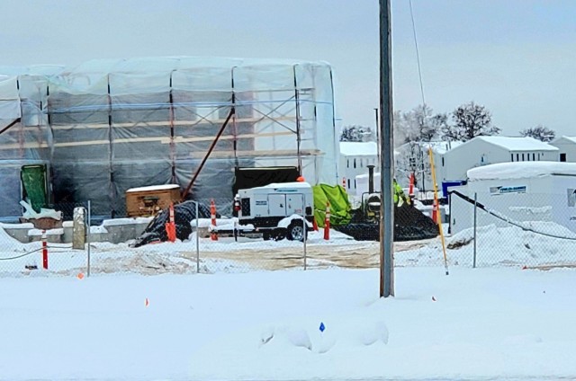 December 2022 construction operations of $11.96 million transient training brigade headquarters at Fort McCoy