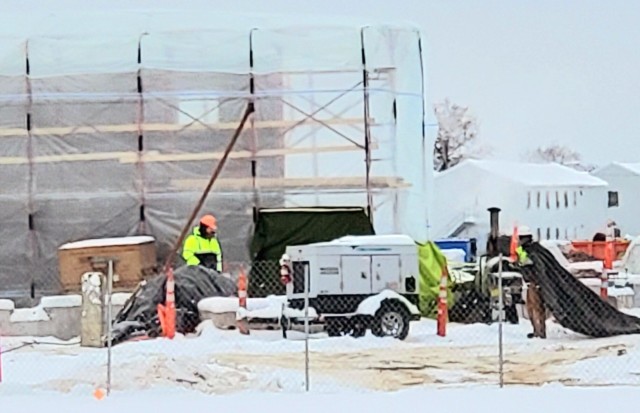 December 2022 construction operations of $11.96 million transient training brigade headquarters at Fort McCoy