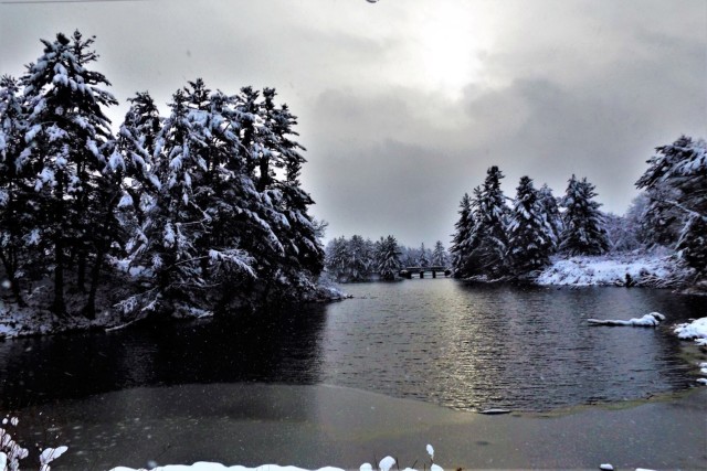 December 2022 winter scenes at Fort McCoy&#39;s Suujak Sep Lake in Pine View Recreation Area