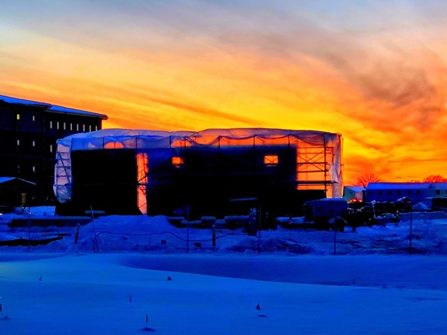 December 2022 construction operations of $11.96 million transient training brigade headquarters at Fort McCoy