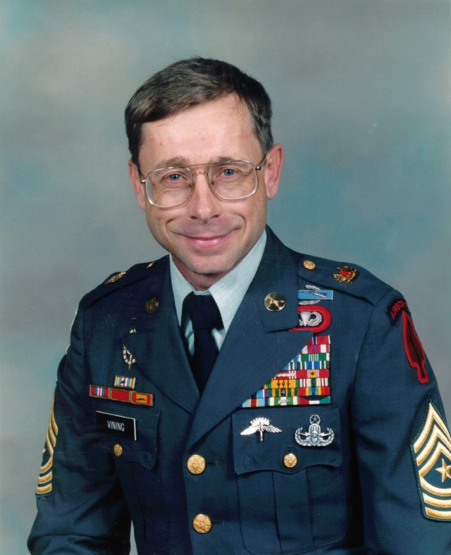 Retired U.S. Army Sgt. Maj. Mike R. Vining
