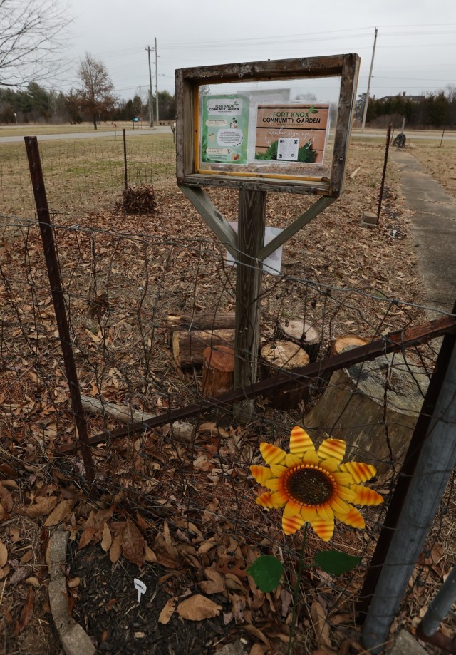 The new 2023 design for the Fort Knox Community Garden is comprised of several cooperative project areas to include tomatoes, sunflowers, pumpkins, herbs and many others.