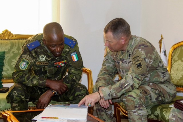 SETAF-AF Command Team visits Cote d&#39;Ivoire