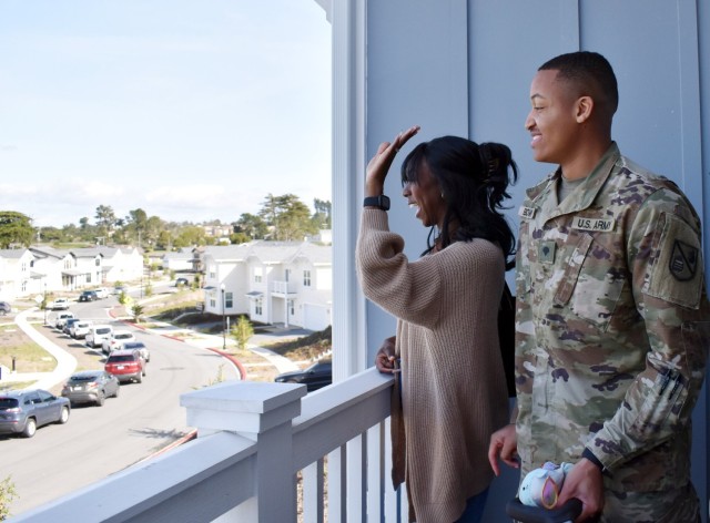 Presidio of Monterey hands over first keys to home in new, energy-efficient family housing area