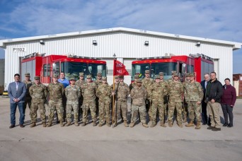 MIHAIL KOGALNICEANU AIR BASE, ROMANIA (January 20, 2023) - The fire departments at Army Support Activity-Black Sea (ASA-Black Sea) stationed on Mihail K...