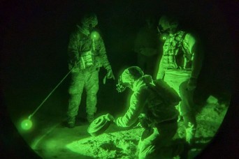 FORT HUACHUCA, Ariz. – On a recent zero-illumination night here, six Soldiers were tracking a vehicle being used by an improvised explosive device empla...