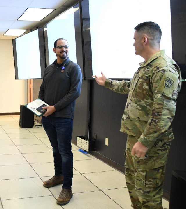 Yuma Test Center mission support Employee of the First Quarter: Leroy Duarte