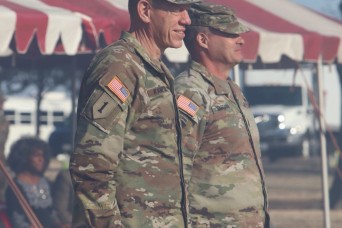 CSM Sartain assumes responsibility as senior NCO of Fort Sill