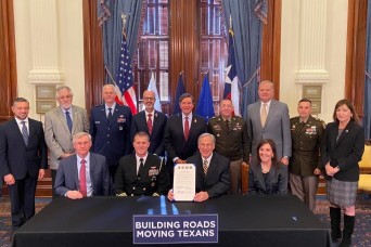 ASA IE&E, Army Leaders, Texas Governor, Sign Largest Statewide Support Agreement in History