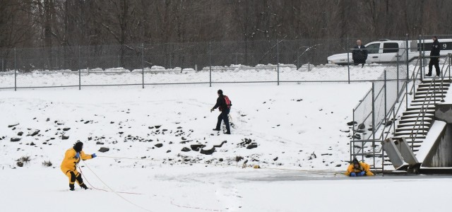 Fort Drum firefighters train for ice rescues
