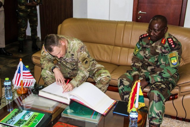 SETAF-AF Command Team visits Ghana