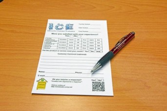 Nearly 40,000 ICE comment cards making a difference at Fort Bragg