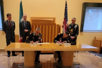 U.S. and Italy Agree to Peace and Stability Training Partnership 