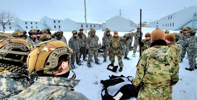 50 Airmen train in winter tactics, skills during January Cold-Weather Operations Course at Fort McCoy