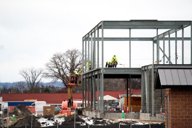 January 2023 construction operations of $11.96 million transient training brigade headquarters at Fort McCoy