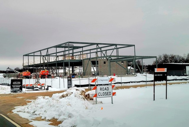 January 2023 construction operations of $11.96 million transient training brigade headquarters at Fort McCoy
