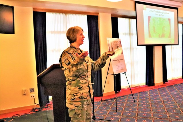 Fort McCoy Garrison Chaplain at 2023 Fort McCoy Martin Luther King Jr. Day observance