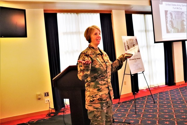 Fort McCoy Garrison Chaplain at 2023 Fort McCoy Martin Luther King Jr. Day observance