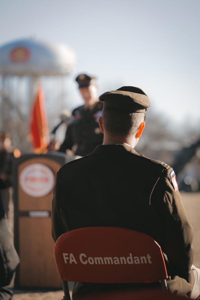 Field Artillery Commandant receives first star