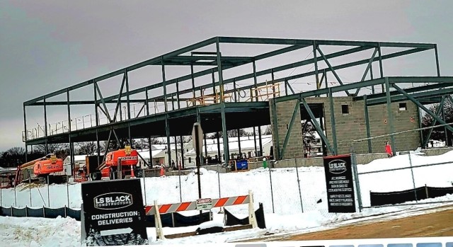 January 2023 construction operations of $11.96 million transient training brigade headquarters at Fort McCoy