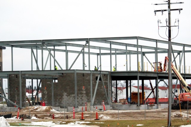 January 2023 construction operations of $11.96 million transient training brigade headquarters at Fort McCoy