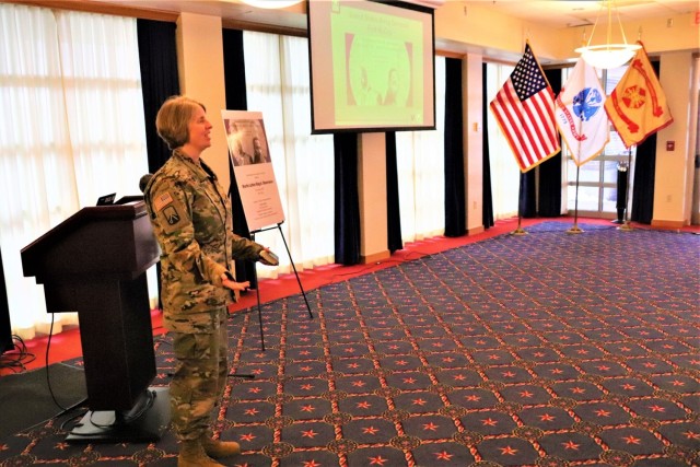 Fort McCoy Garrison Chaplain at 2023 Fort McCoy Martin Luther King Jr. Day observance
