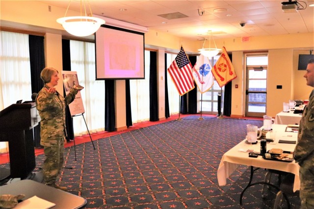 Fort McCoy Garrison Chaplain at 2023 Fort McCoy Martin Luther King Jr. Day observance