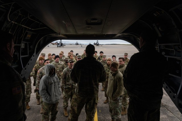 Task Force Orion visits Katterbach airfield