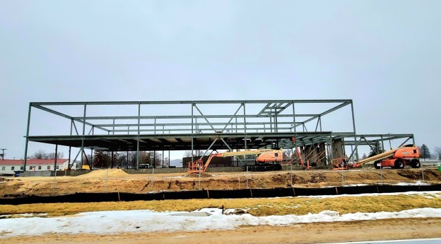 January 2023 construction operations of $11.96 million transient training brigade headquarters at Fort McCoy