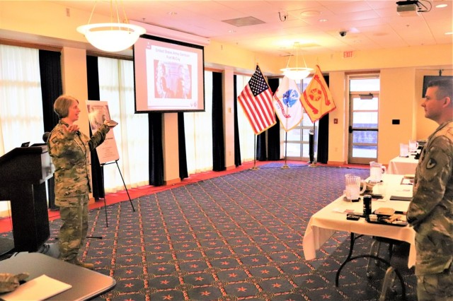 Fort McCoy Garrison Chaplain at 2023 Fort McCoy Martin Luther King Jr. Day observance