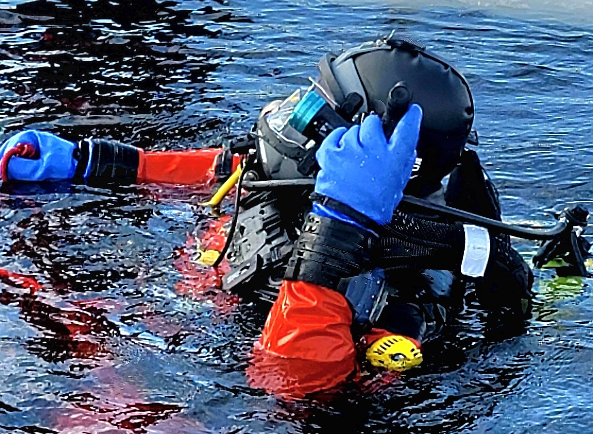 Photo Essay: Firefighters On Installation Fire Department Dive Team 