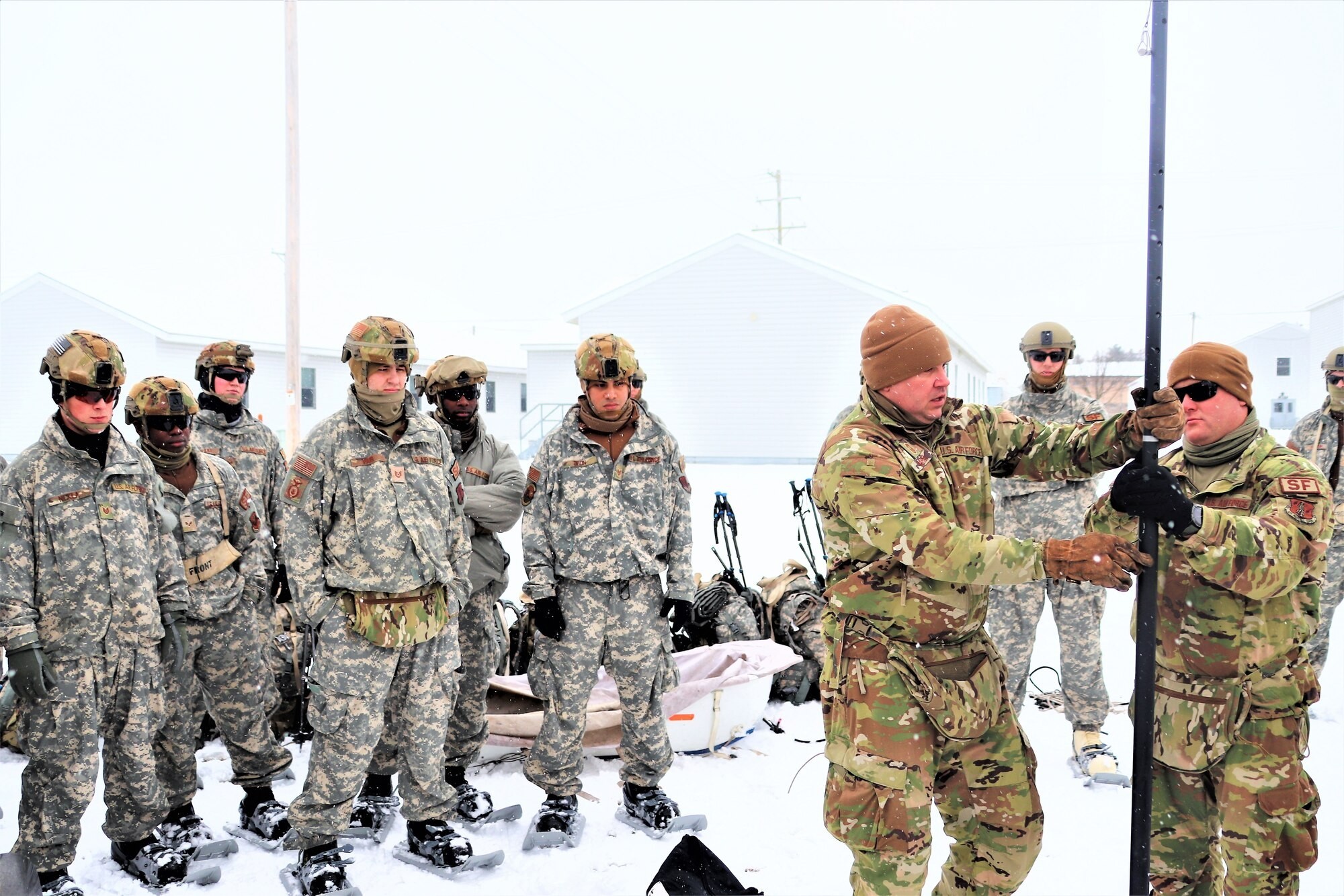 50 Airmen train in winter tactics, skills during January Cold-Weather ...