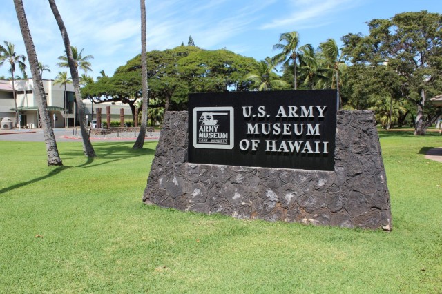 Museum of Hawaii Sign at Fort DeRussy in Waikiki