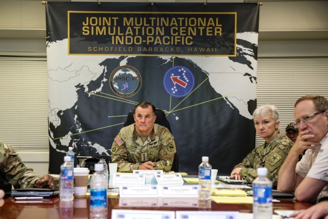 Unified Pacific Wargame Series intelligence-focused &#34;Pacific Winds&#34; January 26, 2023, Schofield Barracks, Hawaii.   