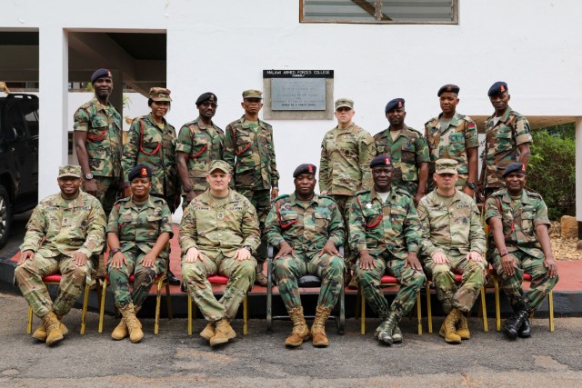 U.S. & Malawi Army Instructors Discuss NCO Development