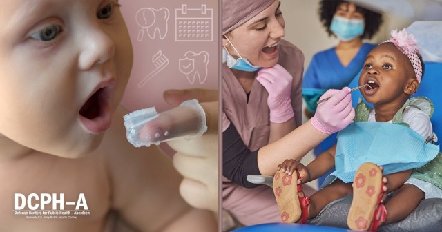 Army dentist shares why oral healthcare should begin during infancy