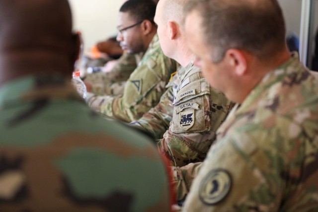 U.S. & Malawi Army Instructors Discuss NCO Development