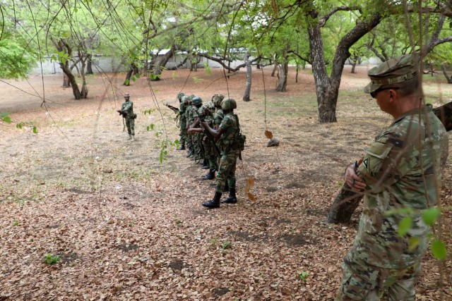 U.S. & Malawi Army Instructors Discuss NCO Development